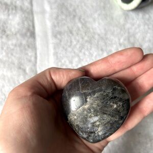 Iolite Heart Shaped Rock/Crystal
